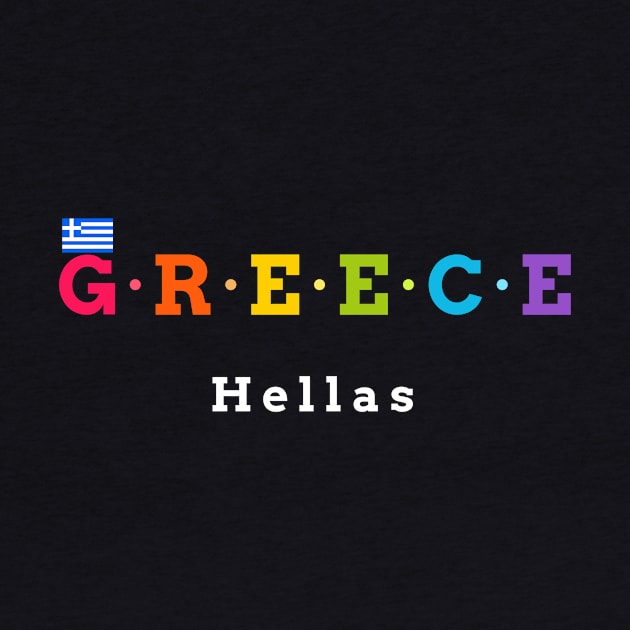 Greece,  Hellas (Flag Version) by Koolstudio